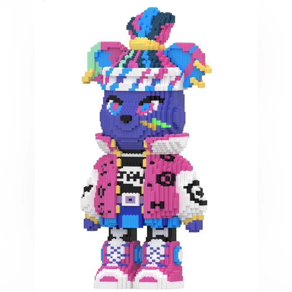 3D Bear Building Blocks Set